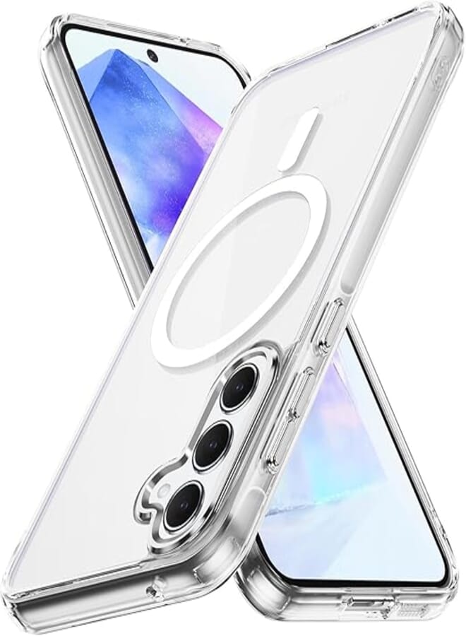 Grabist Case for Samsung Galaxy A55 5G / Samsung Galaxy A35 5G, Compatible with Magsafe Wireless Charging, Yellowing Resistant, Magnetic Cover for Samung A55/A35